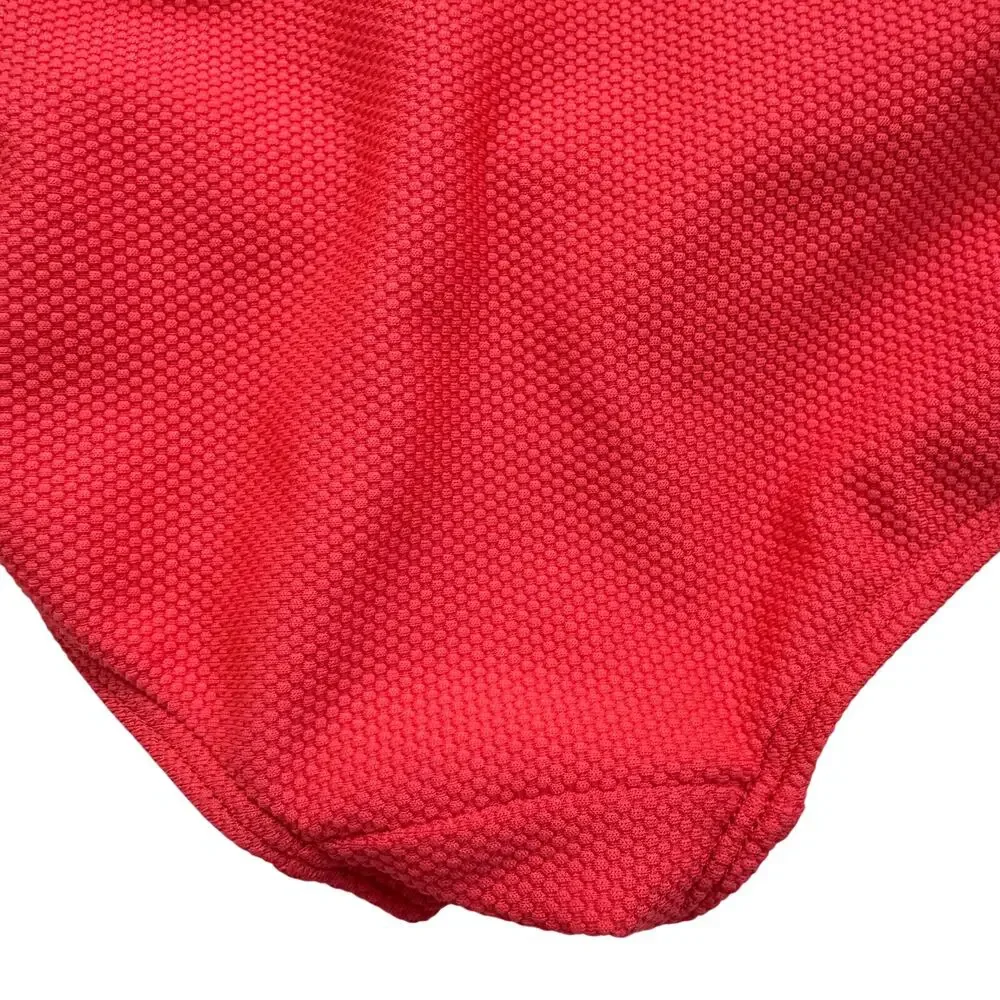 NWOT Mini Boden 11/12 Girls One Piece Racerback Swimsuit Textured Coral